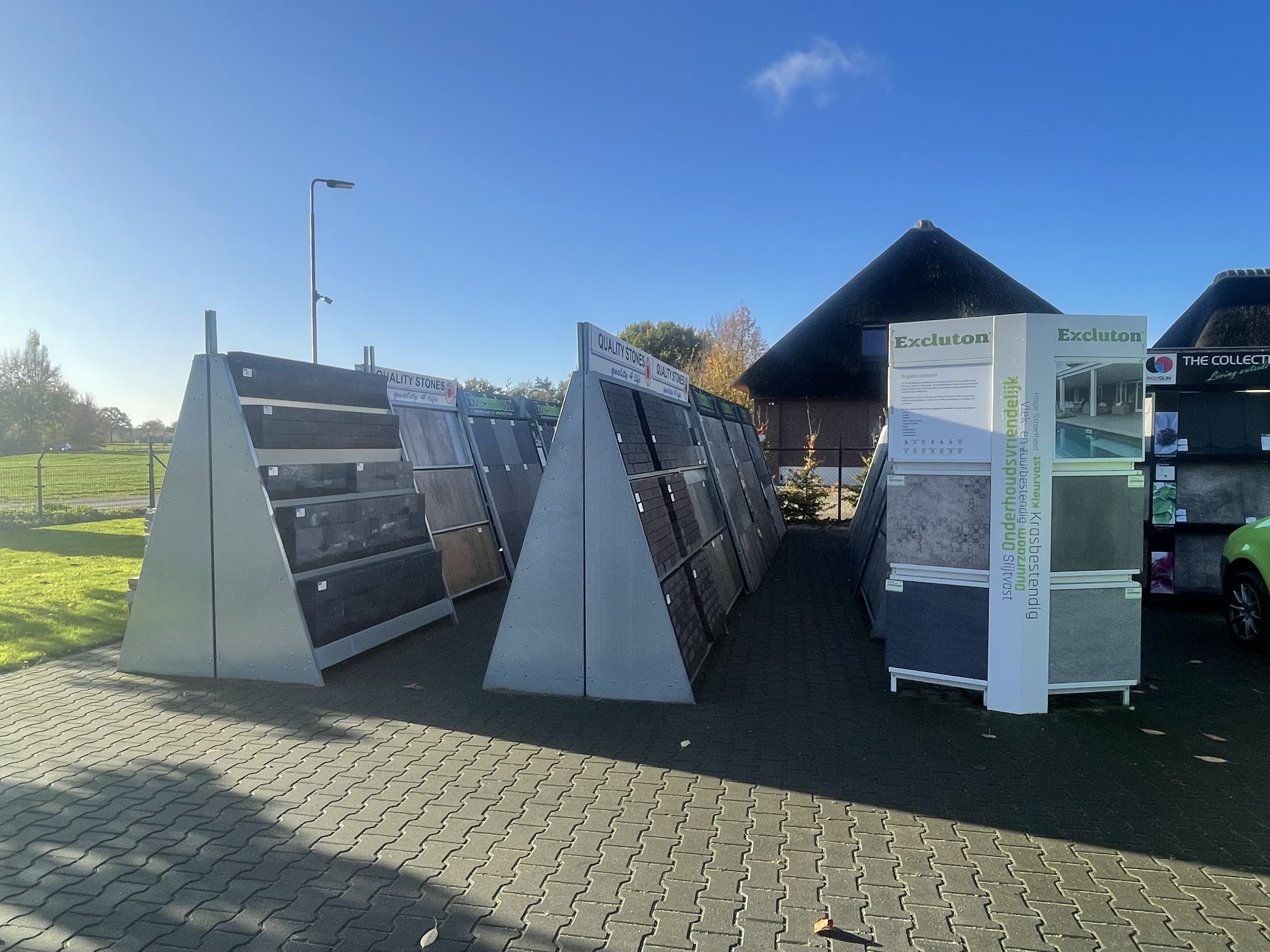 Materialen op pallet